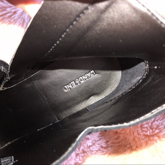 Land’s End black suede boots - Picture 2 of 3